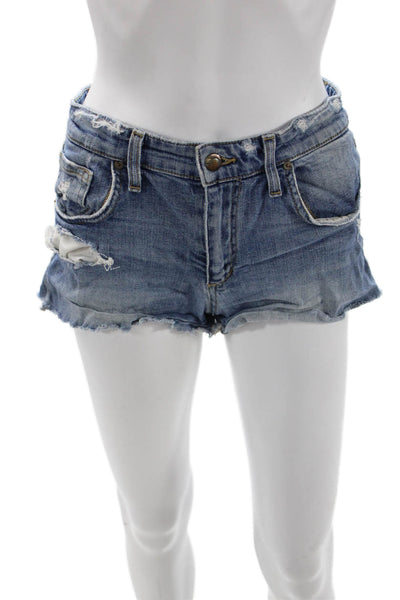 Joes Jeans Womens Blue Beach Shorts Size 26