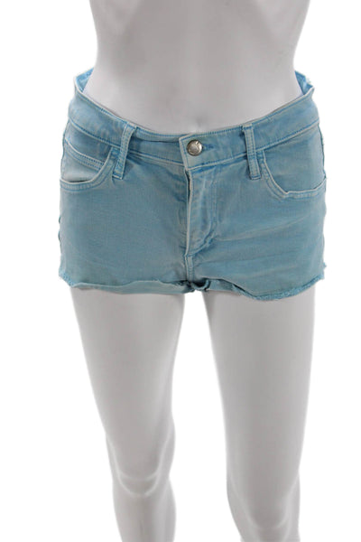 Joes Jeans Women Light Blue Beach Shorts Button Closure Size 27
