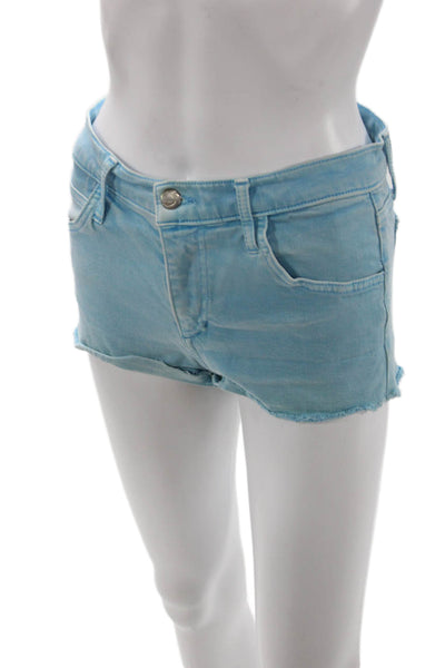 Joes Jeans Women Light Blue Beach Shorts Button Closure Size 27