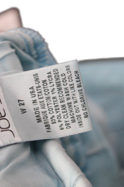 Joes Jeans Women Light Blue Beach Shorts Button Closure Size 27