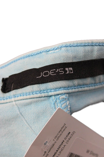 Joes Jeans Women Light Blue Beach Shorts Button Closure Size 27