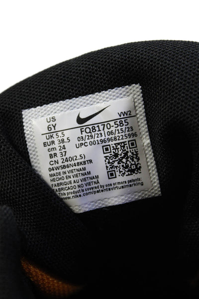 Nike Boys LeBron Witness 7 Colorblock Basketball Sneakers Green Blue Yellow 6Y