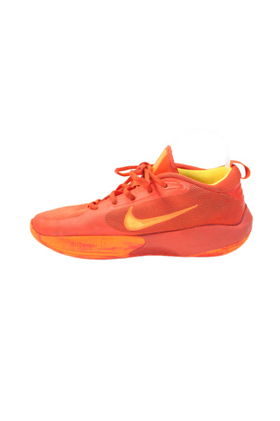 Nike Boys Lace Up Logo Knit IsoFly Grade School Sneakers Orange Size 7