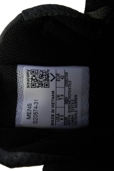 Saucony Mens Echelon 8 Running Athletic Sneakers Shoes Dark Gray Size 8.5