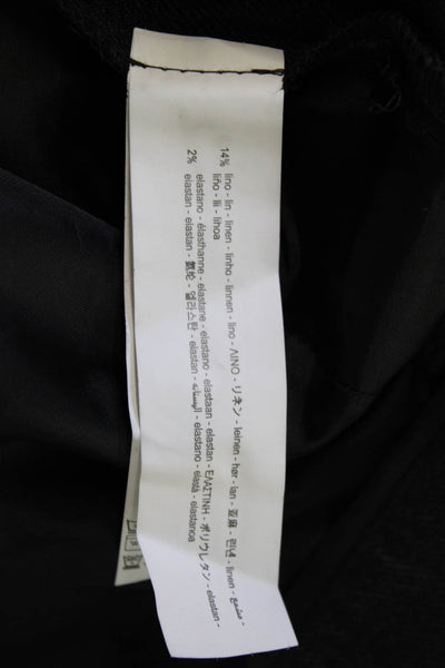 Zara Womens Dress Pants Black Zip Classic Size M