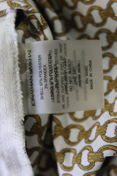 Jonathan Simkhai Women Maxi Slip Dress White Sleeveless Size M