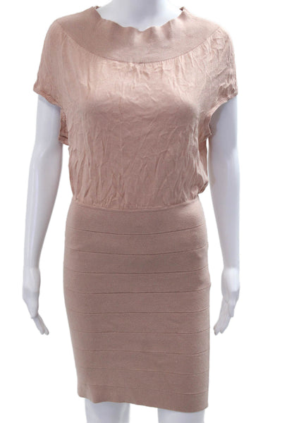 Stella McCartney Womens Beige Bodycon Sweater Dress Size 38