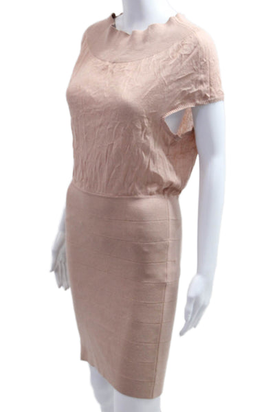 Stella McCartney Womens Beige Bodycon Sweater Dress Size 38