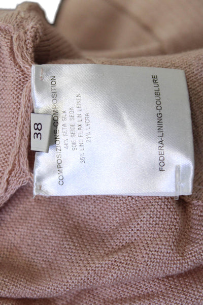 Stella McCartney Womens Beige Bodycon Sweater Dress Size 38