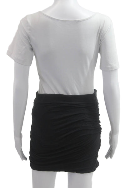 James Perse Womens Bandage Mini Skirt Black Size 1
