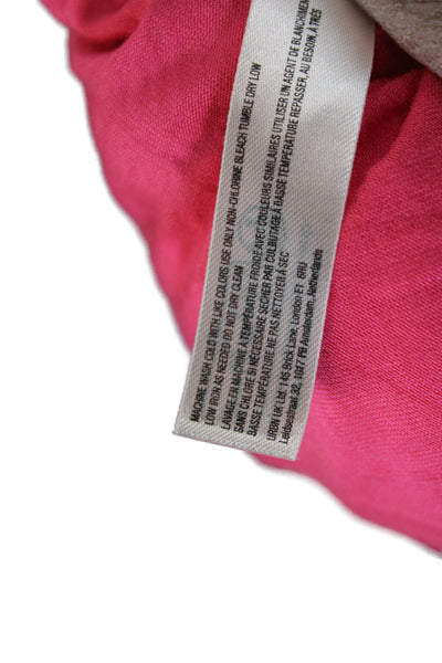 FP Movement Womens Boho Tunic Long Sleeve Pink Viscose Size S