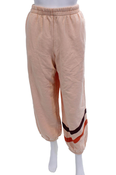 FP Movement Womens Pink Striped Jogger Sweatpants Size XS