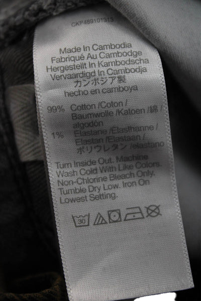 Madewell Womens Gray High Rise Cropped Mom Jeans Size 25