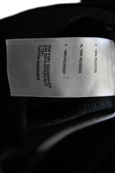 The North Face Womens Black Windbreaker Mock Neck Full Zip Size XS