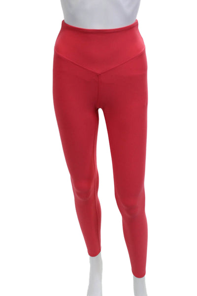 Sincerely Jules Women Ankle Leggings Red Size XS
