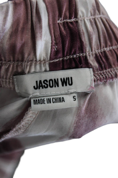 Jason Wu Womens White Sweatpants Drawstring 98% Polyester Size S