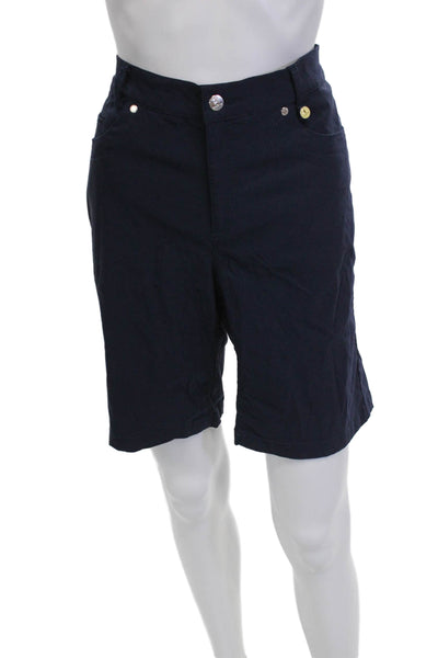 Golfino Mens Dark Blue Bermuda Shorts Size 12