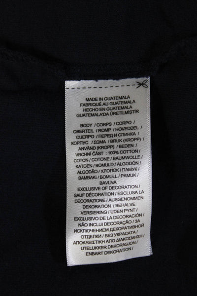 Polo Ralph Lauren Mens Dark Blue Cotton V-Neck Short Sleeve T-Shirt Size M