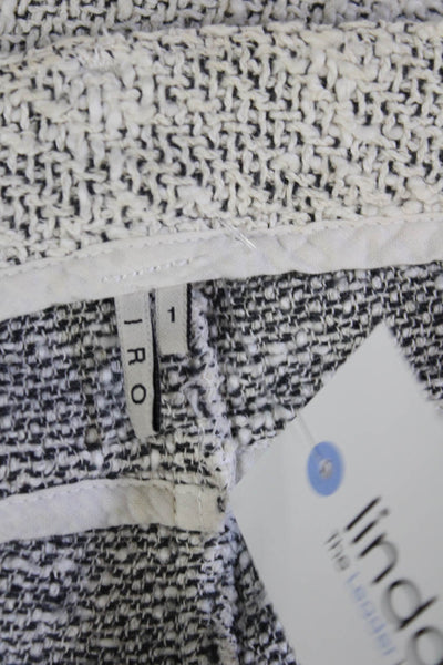 IRO Women Designer Beige Cotton Blend Shorts Size 1