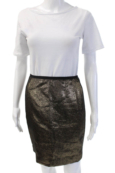 Tory Burch Womens Straight Pencil Skirt Black Size 2 Tall