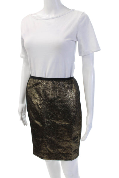 Tory Burch Womens Straight Pencil Skirt Black Size 2 Tall