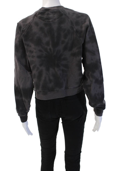 Electric & Rose Womens Pullover Sweatshirt Dark Gray Crewneck Size XS