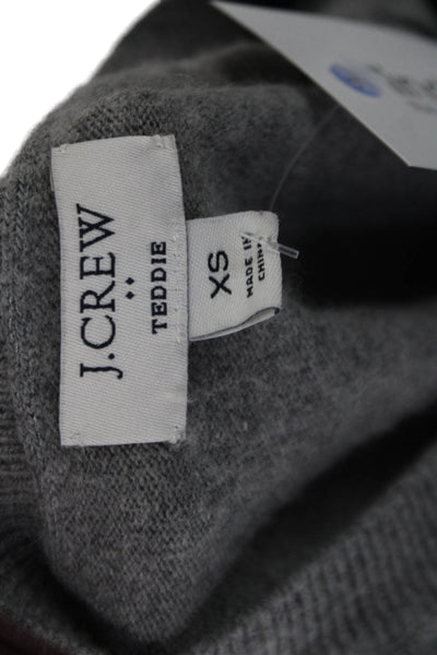 J Crew Womens Pullover Sweater Gray Crew Neck Long Sleeve Size XS