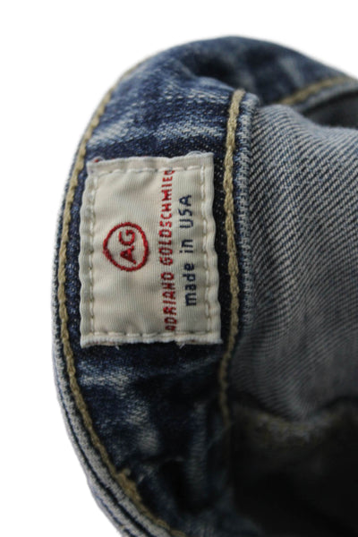 AG Adriano Goldschmied Womens Skinny Ankle Jeans Blue Low Rise Size 27
