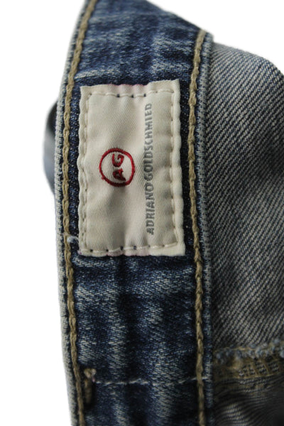 AG Adriano Goldschmied Womens Blue Skinny Ankle Jeans Size 26