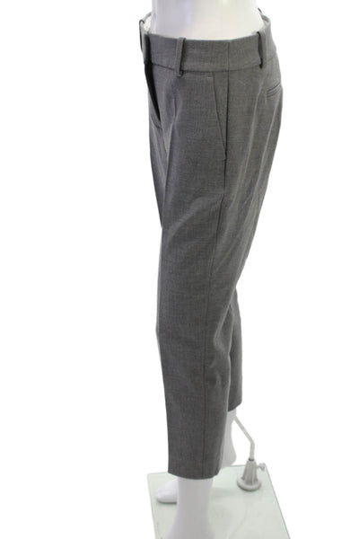 J Crew Womens Gray Cropped Ankle Dress Pants Size 8P
