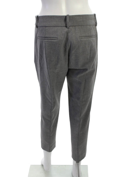 J Crew Womens Gray Cropped Ankle Dress Pants Size 8P
