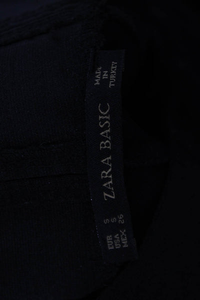 Zara Womens Ankle Jeggings Black Size S