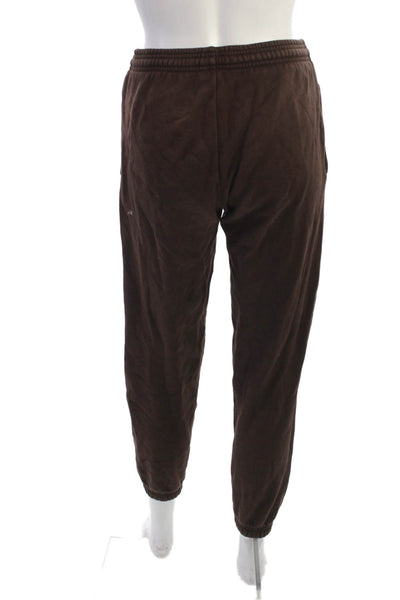 TNA Women Brown Jogger Sweatpants 78% Cotton Size XS