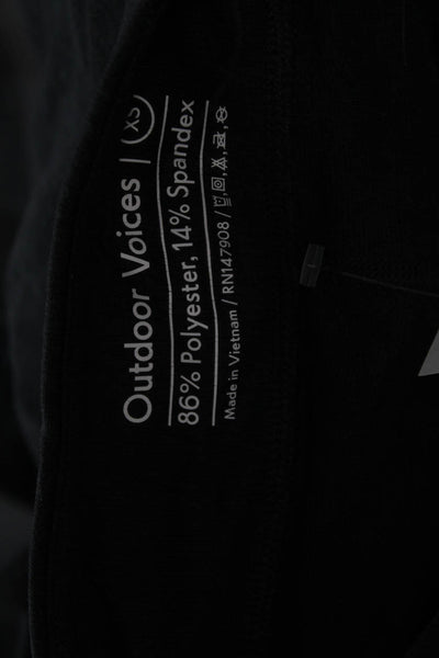 Outdoor Voices Womens Mini Skort Black Size XS