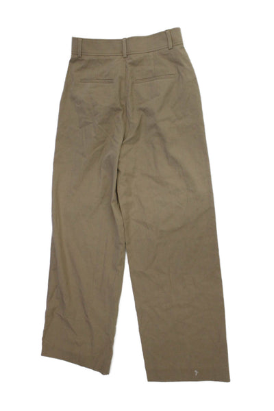 Everlane Women Chinos Tan Lyocell Cotton Size One Size