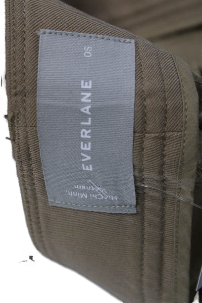 Everlane Women Chinos Tan Lyocell Cotton Size One Size