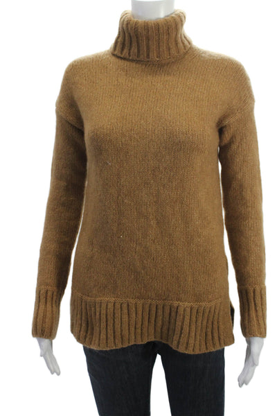 Everlane Womens Turtleneck Pullover Brown Long Sleeve Size XS