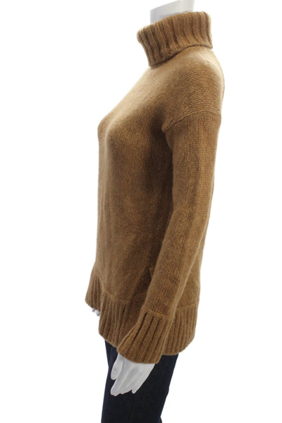 Everlane Womens Turtleneck Pullover Brown Long Sleeve Size XS