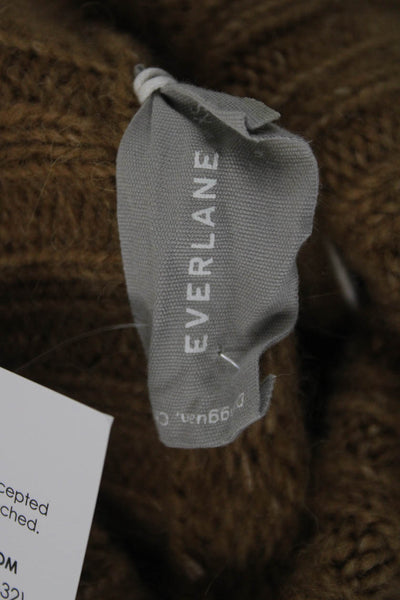 Everlane Womens Turtleneck Pullover Brown Long Sleeve Size XS