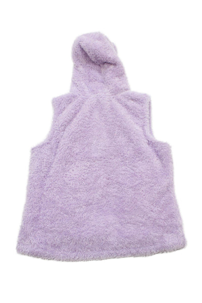 Vineyard Vines Childrens Girls Hooded Full Zipper Shell Sweater Purple Size 14