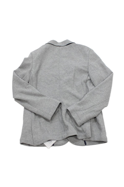 Massimo Dutti Sport Childrens Boys Blazer Jacket Grey Cotton Size 10