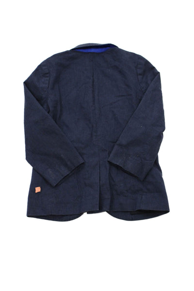 Crewcuts Childrens Boys Blazer Jacket Navy Blue Cotton Size 4