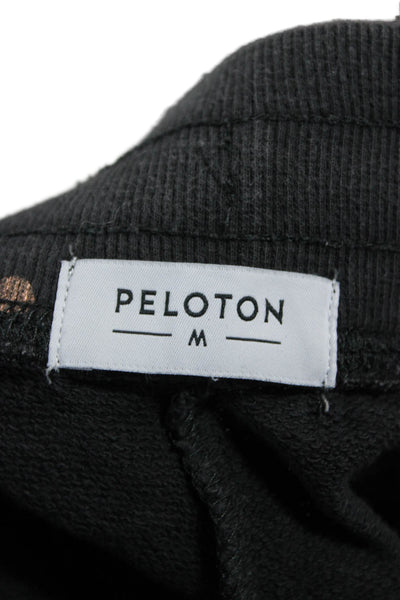 Peloton Womens Polka Dot Black Jogger Sweatpants Drawstring Cotton Size M