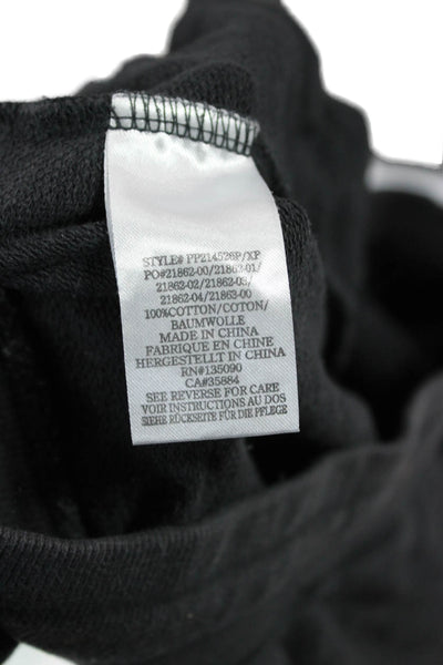 Peloton Womens Polka Dot Black Jogger Sweatpants Drawstring Cotton Size M