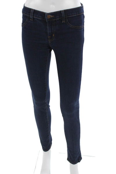 J Brand Womens Skinny Ankle Dark Blue Jeans Size 27