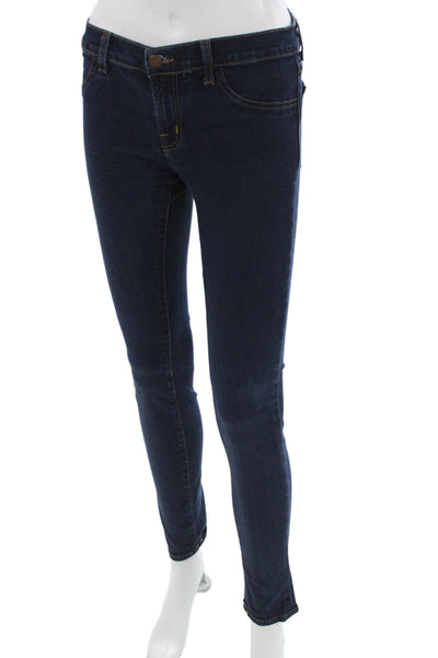 J Brand Womens Skinny Ankle Dark Blue Jeans Size 27
