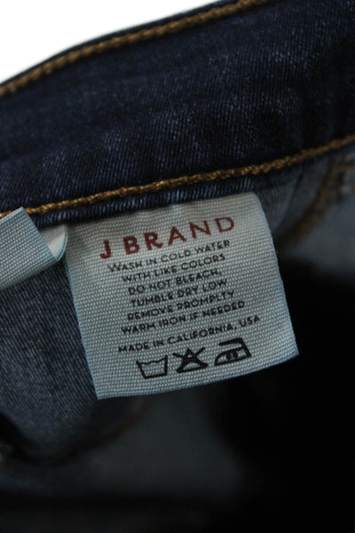 J Brand Womens Skinny Ankle Dark Blue Jeans Size 27