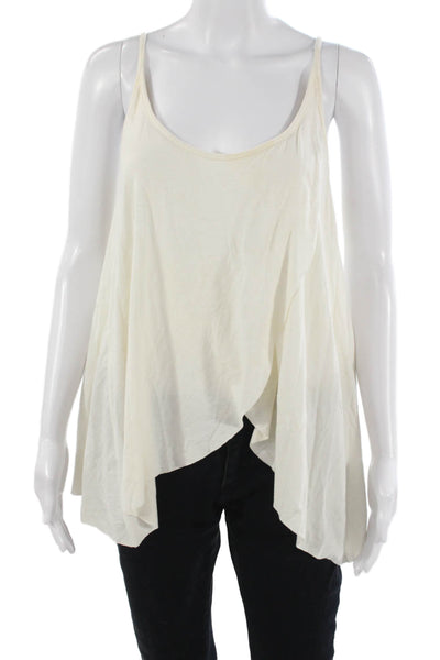 Rachel Pally Women Beige Modal Spandex Camisole Top Spaghetti Strap Size XS
