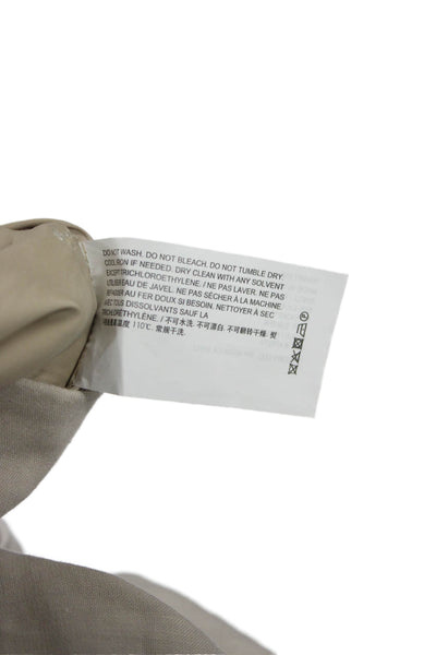 Theory Womens Beige Chino Shorts Hook & Eye Size 00