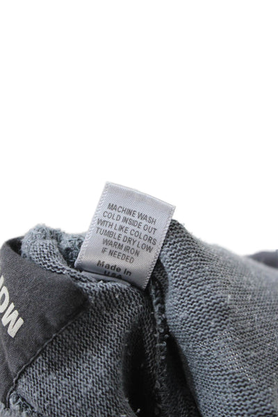 Monrow Womens Jogger Sweatpants Dark Gray Camo Drawstring Size XS
